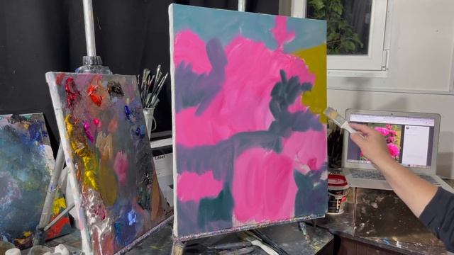 НОВЫЙ УРОК! "Пионы. Розовый восторг". Художник Игорь Сахаров смотреть онлайн