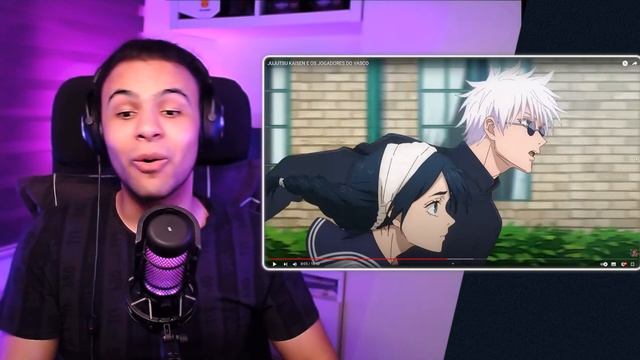 REACT JUJUTSU KAISEN E OS JOGADORES DO VASCO смотреть онлайн