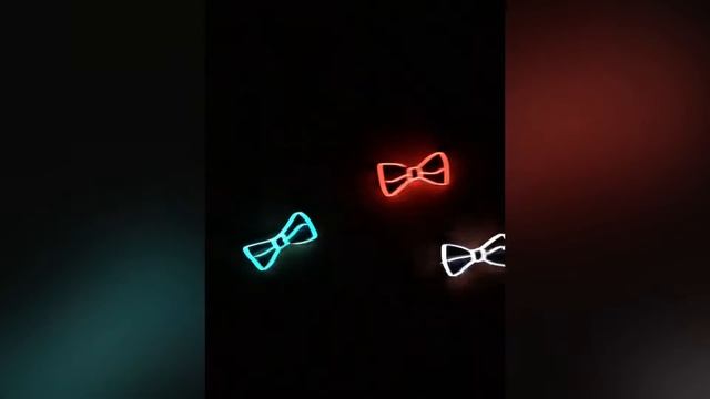 Неоновые светящиеся галстуки-бабочки ?? смотреть онлайн