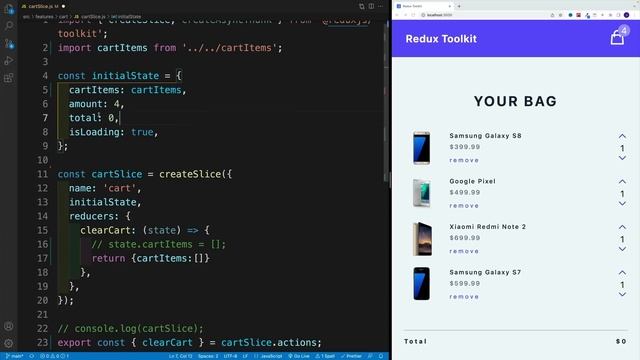 Redux Toolkit Tutorial – JavaScript State Management Library смотреть онлайн