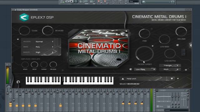 Cinematic Metal Drums 1 plugin instrument (Win/Mac) смотреть онлайн