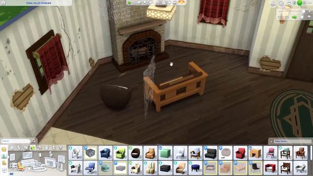 SERIAL KILLER HOUSE | The Sims 4 | Speed Build смотреть онлайн
