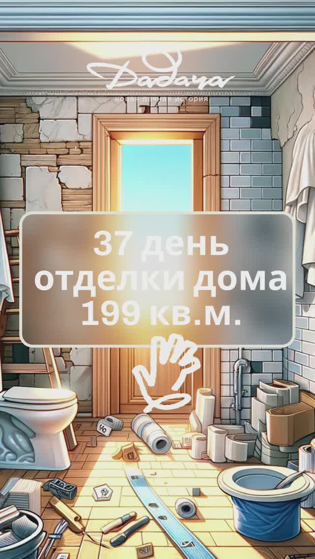 Близится Финал: День 37 Ремонта 🛠️ | Плитка, Обои и Унитаз | #РемонтДома #День37 #МарафонОтделки