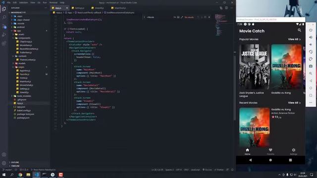 React Native Movie App Tutorial Part - XI (Infinitive Scroll) смотреть онлайн