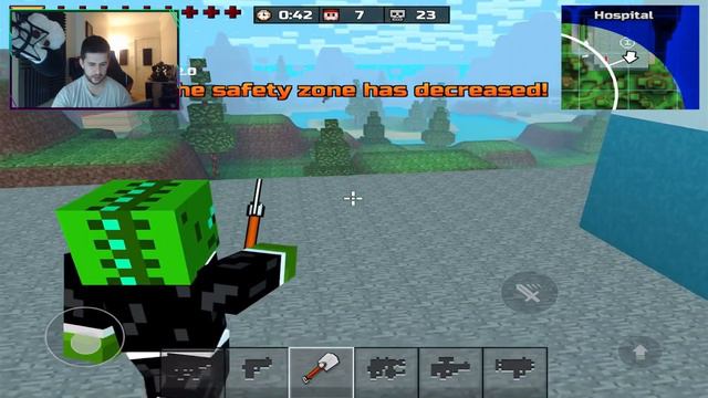 USING ONLY BATTLE SHOVEL CHALLENGE IN BATTLE ROYALE! | Pixel Gun 3D смотреть онлайн