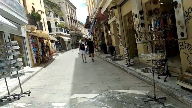 Афины, 2021. Центр, Плака, Анафиотика смотреть онлайн