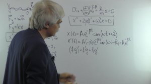 Волны и молекулярка Лекция 1 Затухающие колебания часть 1 Вывод ду затухающих колебаний его решение