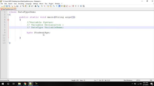 Java Tutorial for Beginners 06 DataTypes & Variables in Pashto (Afridi) смотреть онлайн