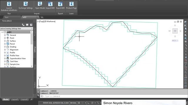 Autodesk Infraworks - Civil 3D 2018 KML Use with model builder смотреть онлайн