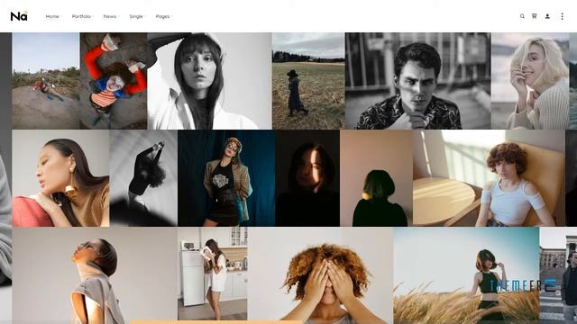 TheNa - Photography and Portfolio WordPress Theme Rufus Chas смотреть онлайн