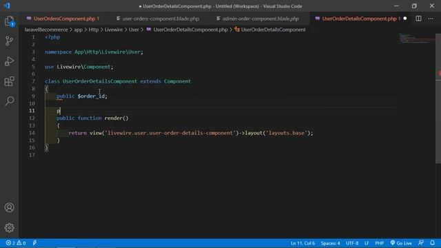 Laravel 8 E-Commerce - User Show Orders and Order Details смотреть онлайн