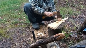 Как по быстрому приготовить щепу для горячего копчения.