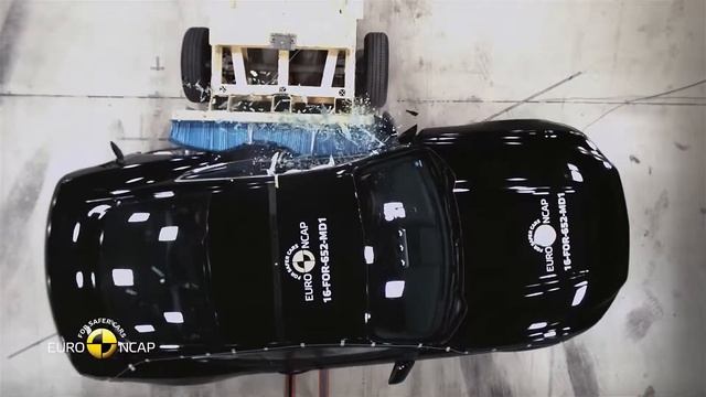 Ford Mustang 6 Coupe 2017 Краштест, экстренное торможение смотреть онлайн