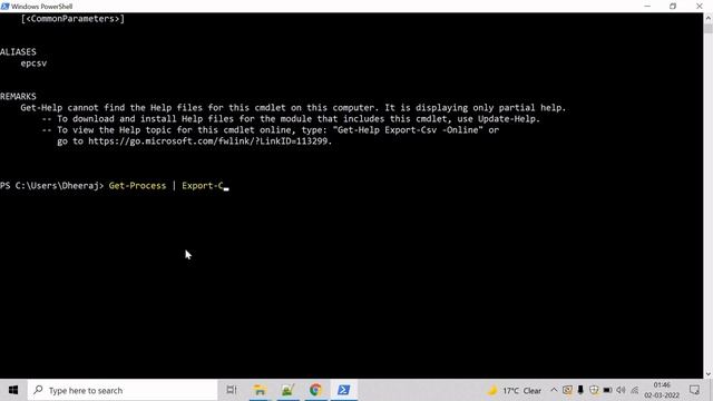 Export-Csv Cmdlet(PowerShell) смотреть онлайн