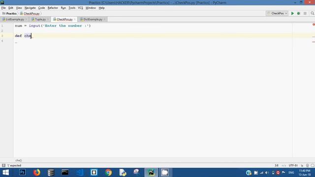 #3 Check number is positive our negative using function | Python in hindi смотреть онлайн