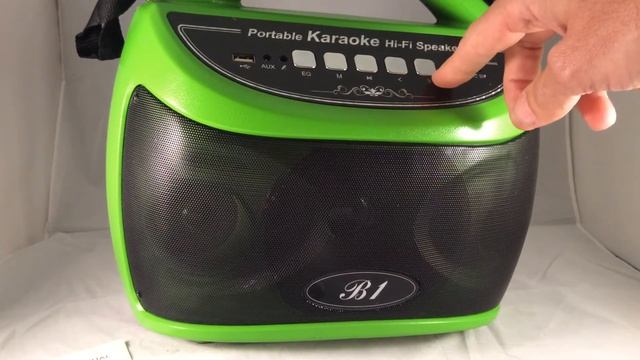 Караоке бумбокс Speaker B1 смотреть онлайн