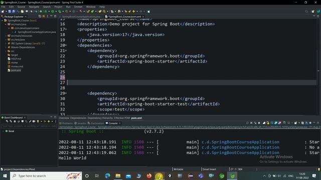 How To Add Dependency in Spring Boot Project or ( pom.xml) file смотреть онлайн