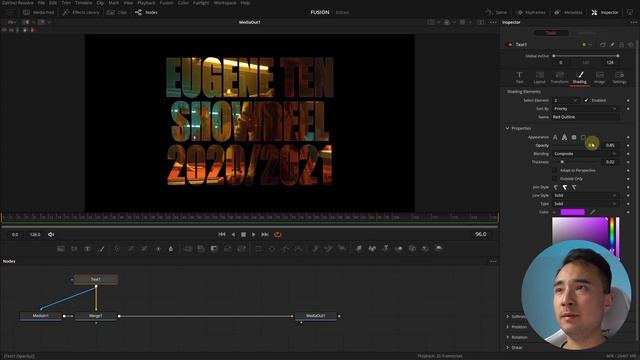 СТИЛЬНЫЕ титры в Davinci Resolve в 2021 году | Добавляем красивый текст в пару кликов | Fusion смотреть онлайн