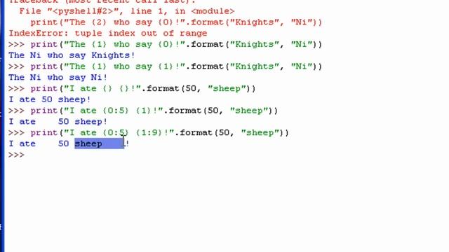 Python 3 Tutorial: 18 - Formatting смотреть онлайн