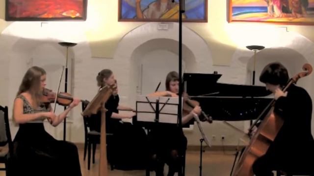 Dvorak piano quartet no.2 in E flat Op.87 (2b/4) смотреть онлайн