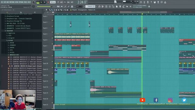Trying out Cyberpunk music in FL Studio 20 [Short Stream] смотреть онлайн
