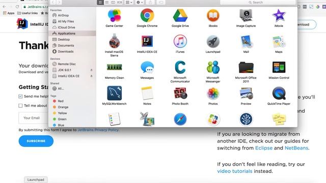 How to Install Intellij IDEA on Mac OS and writing your first Java program смотреть онлайн
