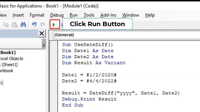How to use DateDiff Function in Excel VBA - Excel VBA смотреть онлайн