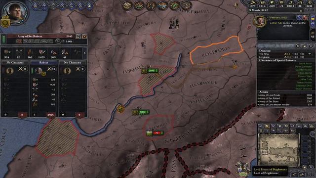 Crusader Kings II, Game of Thrones: Roxton of the Ring #36 - Vassal wars смотреть онлайн
