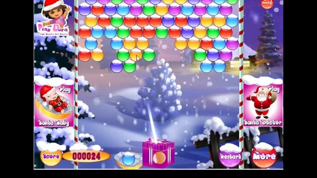 Christmas Bubble Shooter смотреть онлайн