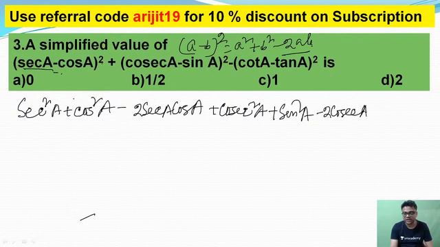 WBCS 2021 Foundation Mathematics | SIMPLE TRIGONMETRY | Arijit Maiti смотреть онлайн