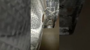 Шумоизоляция стальной ванны вибропластом 3мм.