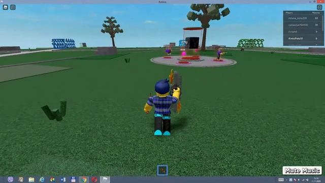 Играю в Роблоксе на Поле битв LUCKY BLOCKS с моим монтажом) смотреть онлайн