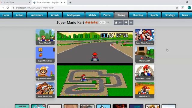 mix game in acrade spot (super mario kart,donkey kong (but just little bit),tetris) смотреть онлайн
