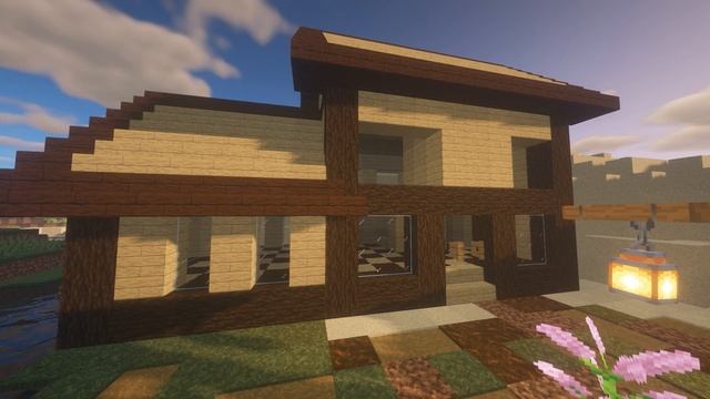 minecraft: как построить красивый дом / how to build a beautiful house смотреть онлайн
