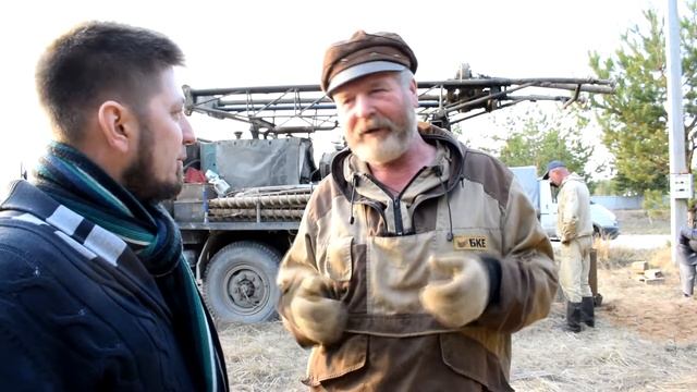 Бурение на воду, скважина 60 метров. Почему мы выбрали стальную трубу смотреть онлайн