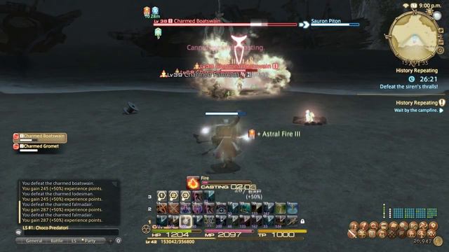 [FFXIV ARR] - Main Quest - HISTORY REPEATING [THM - BLM] смотреть онлайн