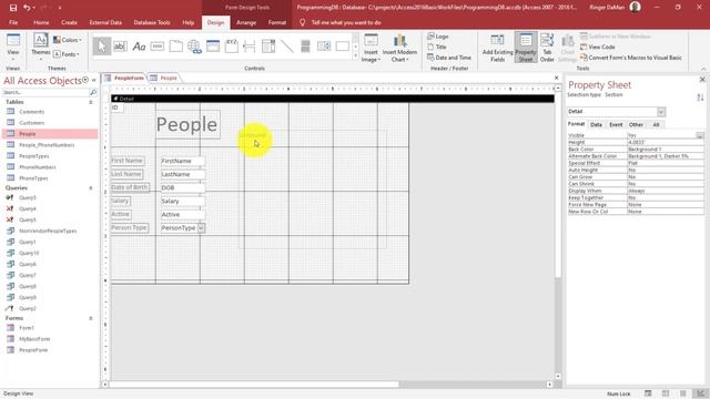 25. Learn Microsoft Access 2016: How To Use Attachments On A Form