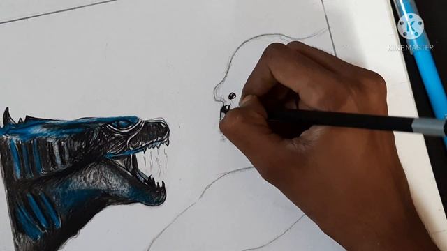 Drawing Of Godzilla Vs Kong | How To Draw Godzilla Vs Kong Poster  #godzillavskong  #stepbystep
