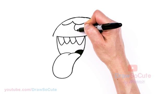 How to Draw King Boo | Super Mario смотреть онлайн