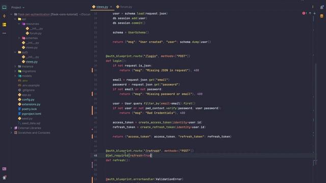 Authenticating a Flask API - Flask JWT Crash Course смотреть онлайн