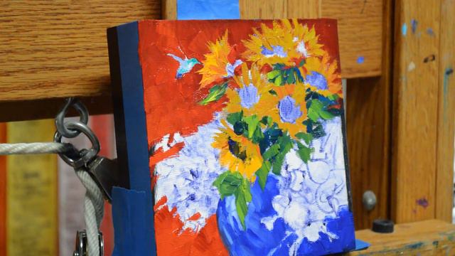 SENKARIK - A SIP OF SUNSHINE: Painting the Sunflowers смотреть онлайн