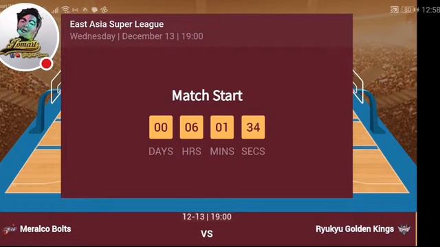 LIVE🔴MERALCO BOLTS VS RYUKYU GOLDEN KINGS EASL EAST ASIA SUPER LEAGUE 12-13-2023