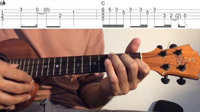 【Ukulele Solo TAB】"Always Remember Us This Way" - Lady Gaga【Play Along!】 смотреть онлайн