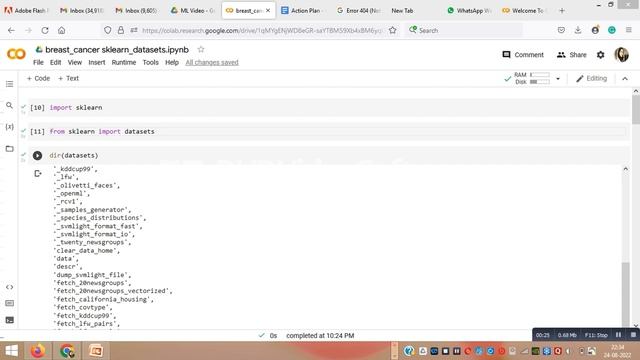 Sklearn Datasets смотреть онлайн
