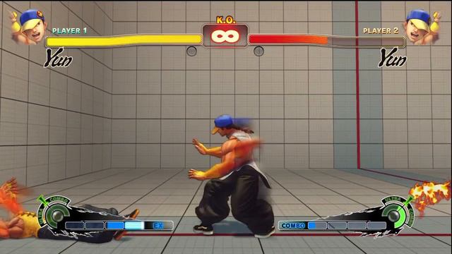 Super Street Fighter 4 Arcade Edition DlC Yun Gameplay HD 720p смотреть онлайн