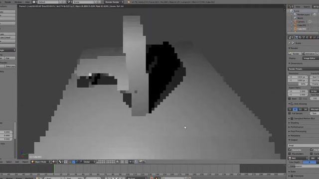 Компьютерный стол (Blender) смотреть онлайн