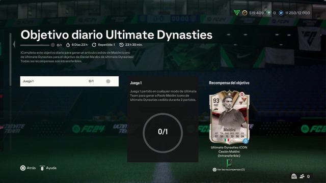 ULTIMATE DYNASTIES DANIEL MALDINI DINASTIAS COMO COMPLETAR OBJETIVO CONSEGUIR PAOLO MALDINI EA FC 2 смотреть онлайн