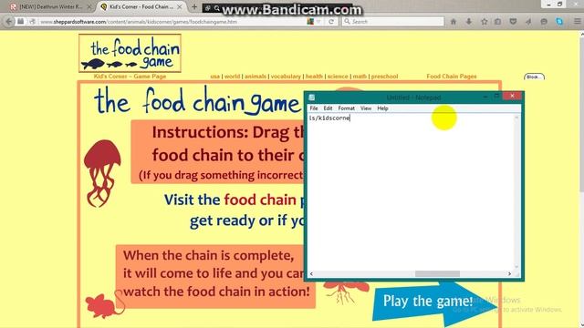 The food chains game смотреть онлайн