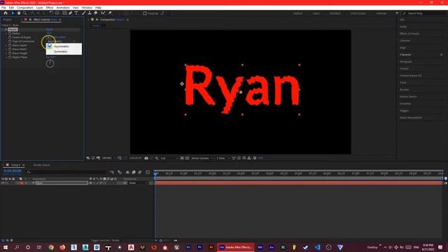 How to create Ripple effect in After Effects смотреть онлайн