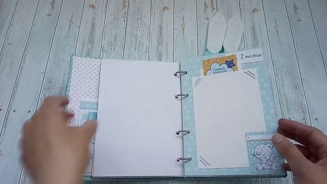 Обзор бэби-бука с зайкой. Скрапбукинг. Мамин дневник смотреть онлайн